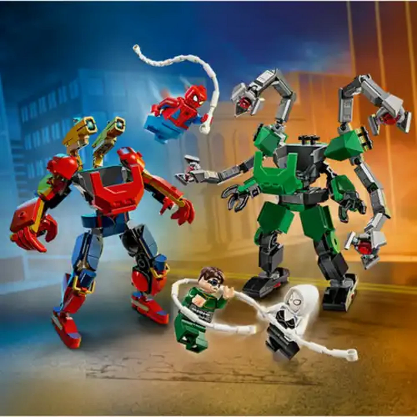 Image of LEGO® Super Heroes Mech Battle: Spider-Man vs. Doc Ock (76338)