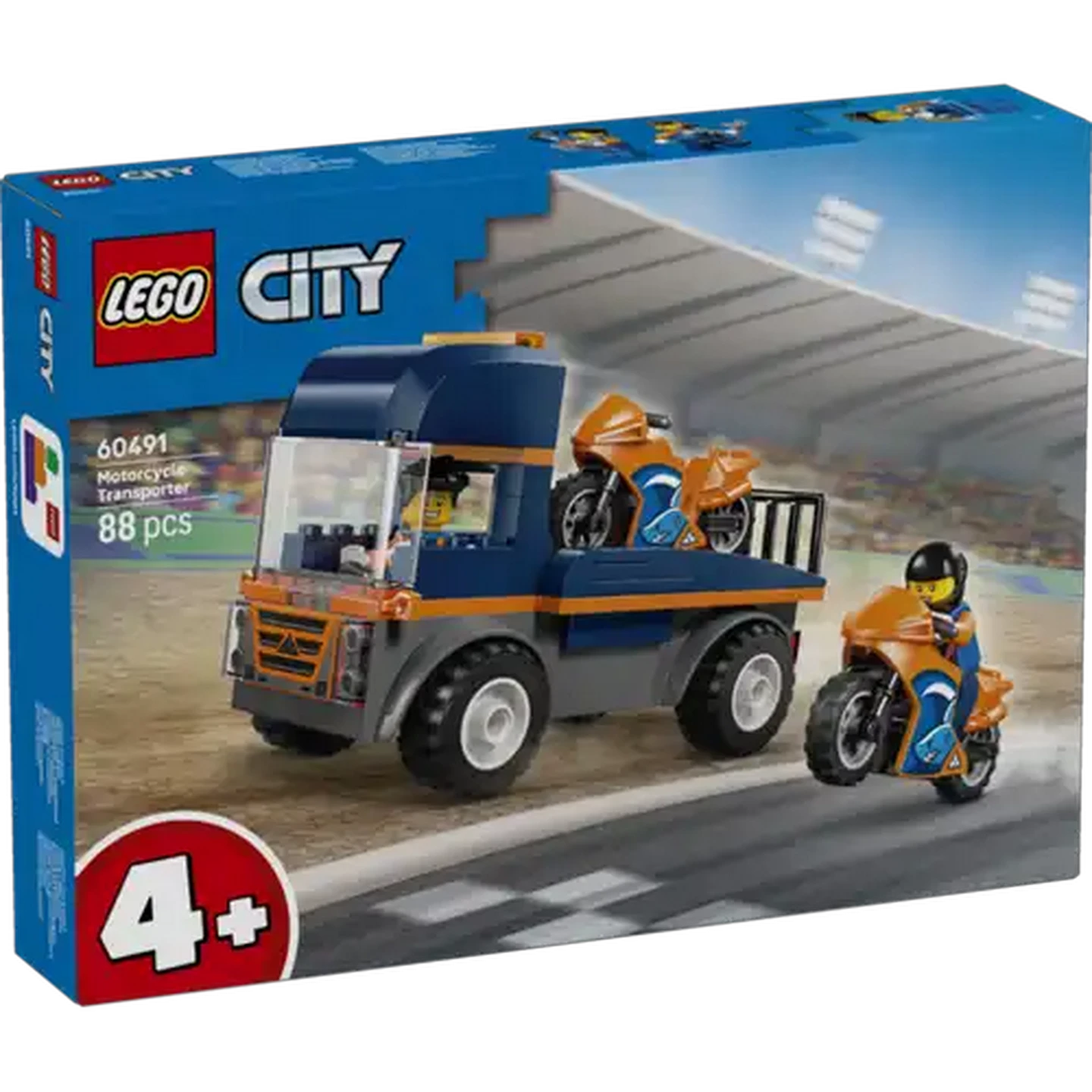Image of LEGO® City Motorcycle Transporter (60491)