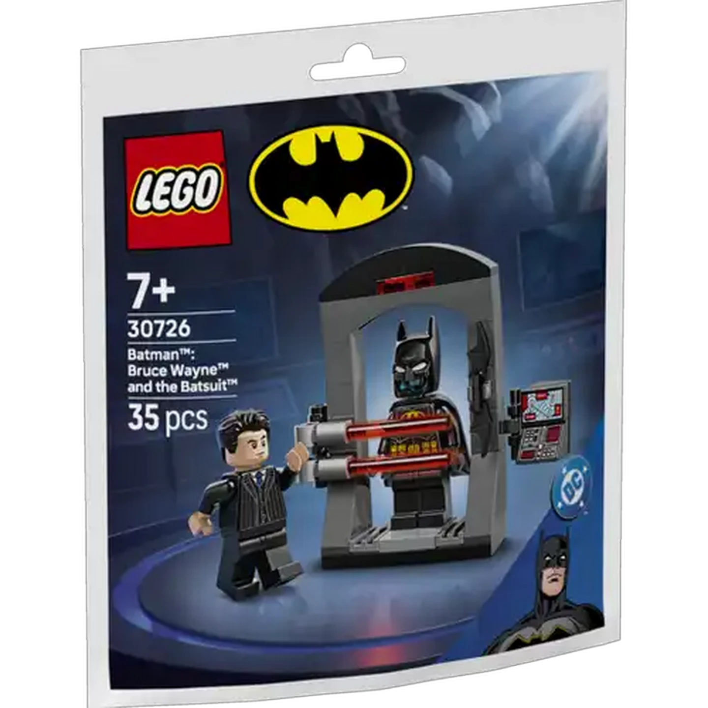 Image of LEGO® Super Heroes Batman™: Bruce Wayne™ and the Batsuit™ (30726)