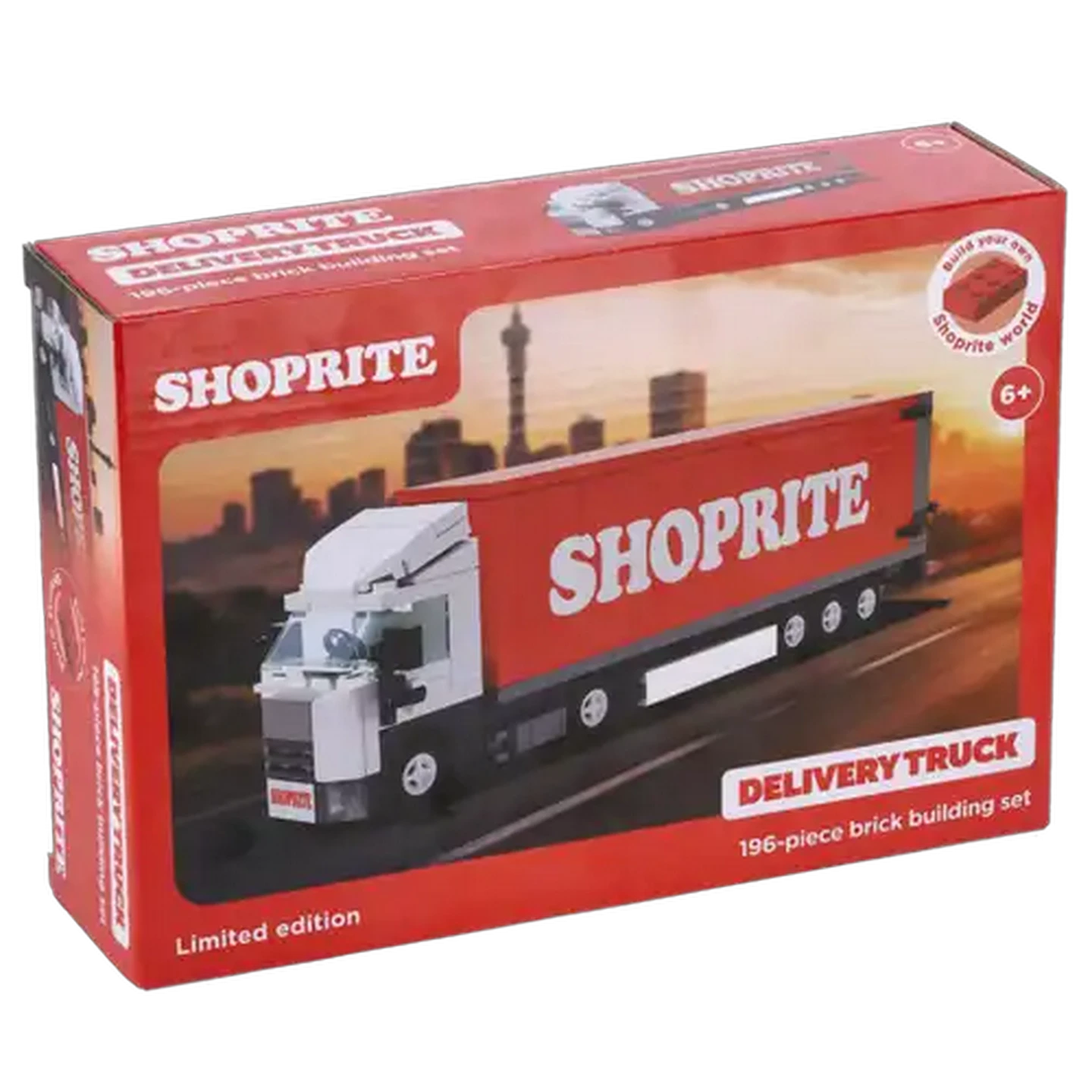 Image of Shoprite Sixty60 Limited Edition Truck Brick Building Set 196-Piece