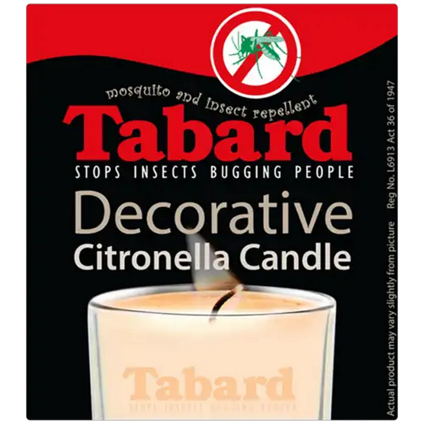 Image of Tabard Mosquito & Insect Repellent Decorative Citronella Candle