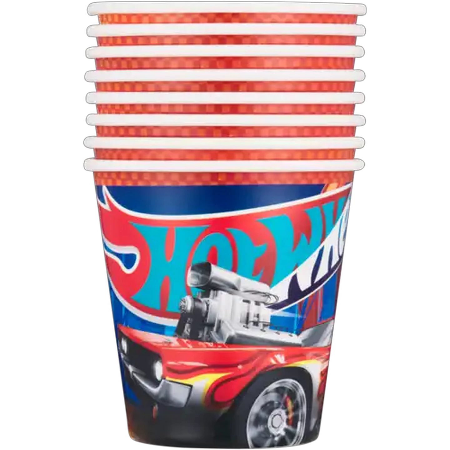 Image of Lacey's Hot Wheels Paper Cups 8 x 200ml