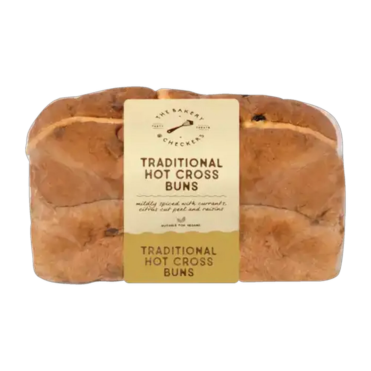 Image of The Bakery Traditional Hot Cross Bun Loaf 400g