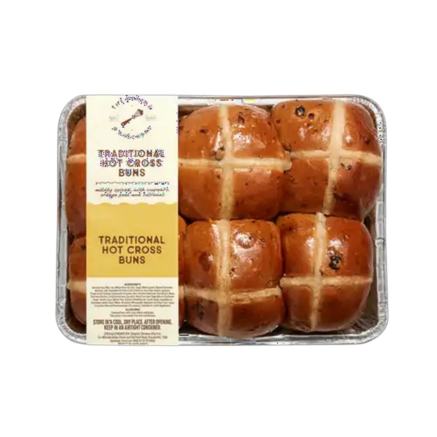 Image of The Bakery Traditional Hot Cross Buns 6 Pack