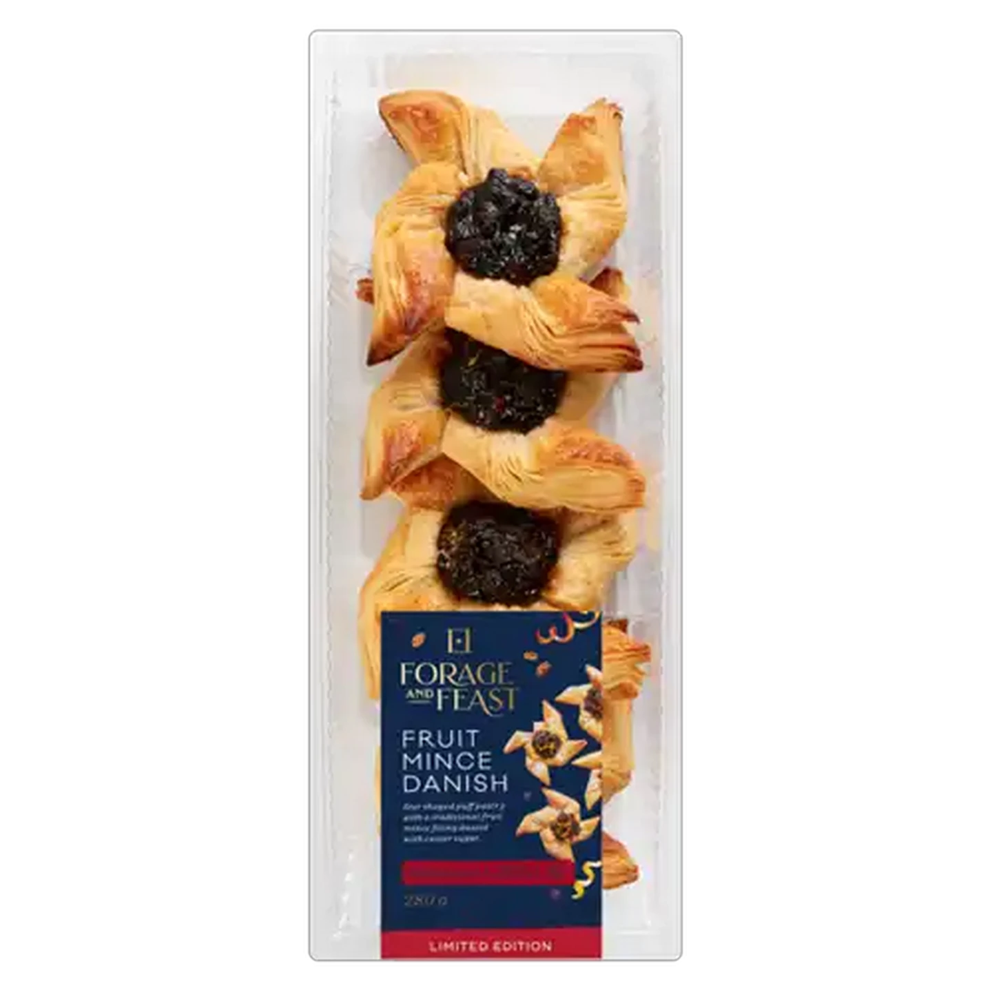 Image of Forage And Feast Fruit Mince Danish 280g