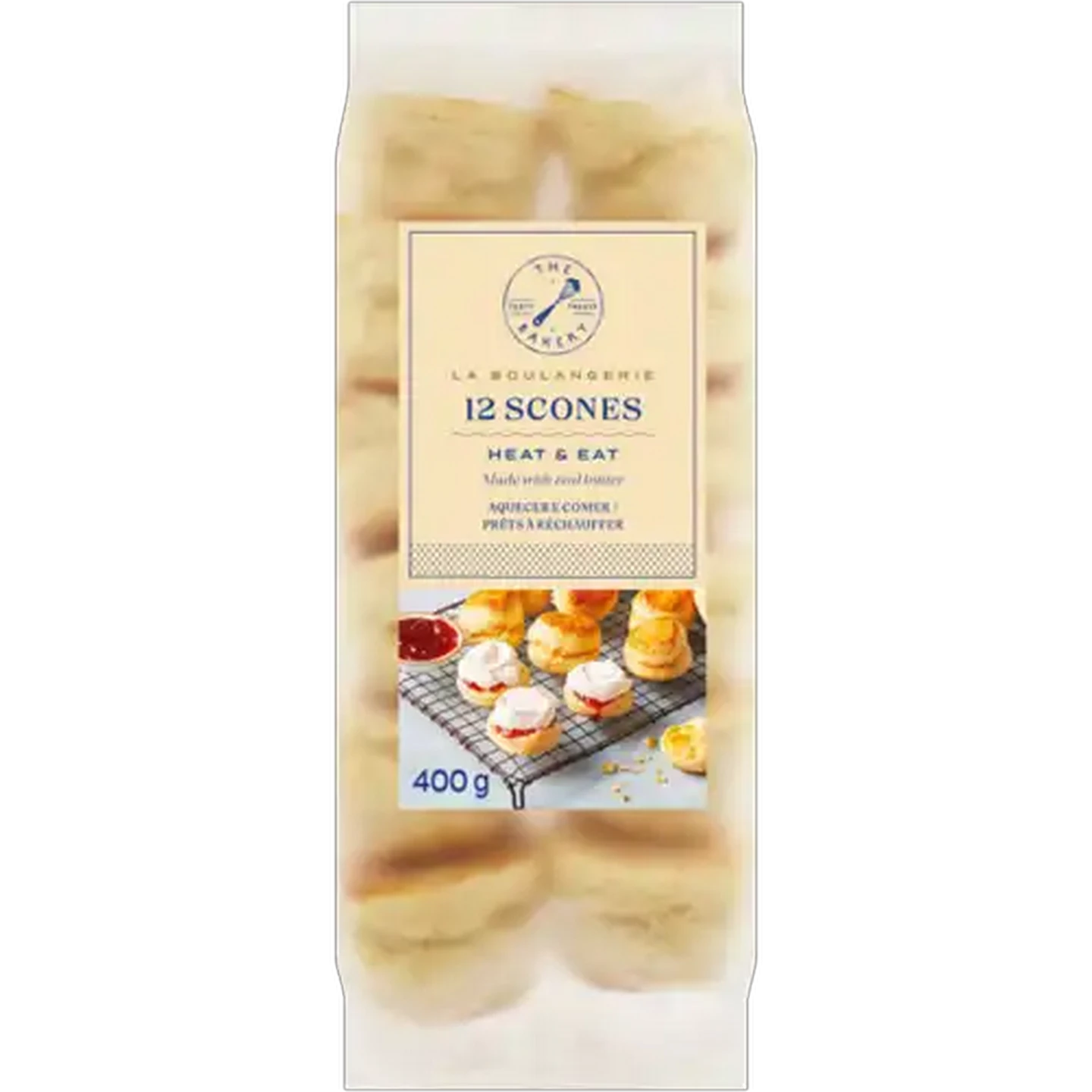 Image of The Bakery Frozen La Boulangerie Heat & Eat Scones 12 Pack