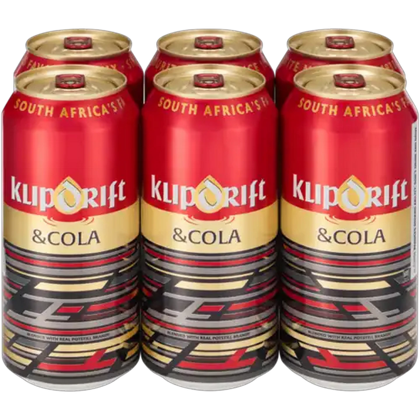 Image of Klipdrift Brandy & Cola Cans 6 x 440ml