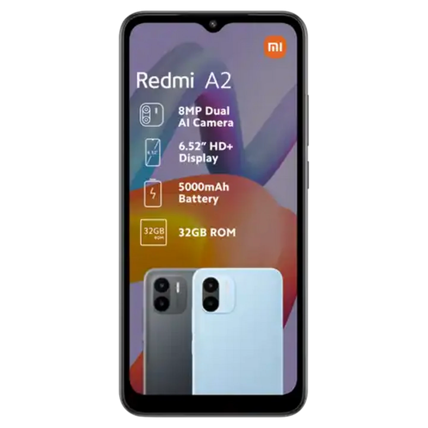 Image of Xiaomi Redmi A2 Black Dual SIM Smartphone Cellphone 32GB