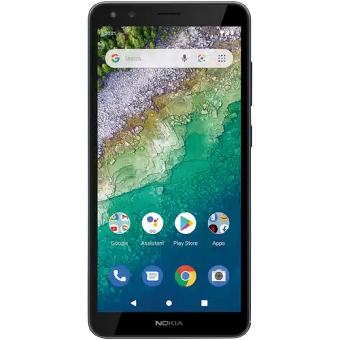 Image of Nokia Blue C1 2nd Edition 16GB Dual Sim Smartphone Cellphone (Vodacom)