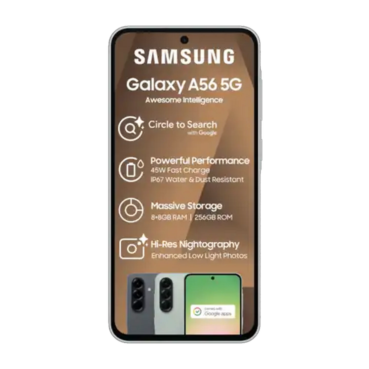 Image of Samsung Galaxy A56 Green 5G Smartphone 256GB