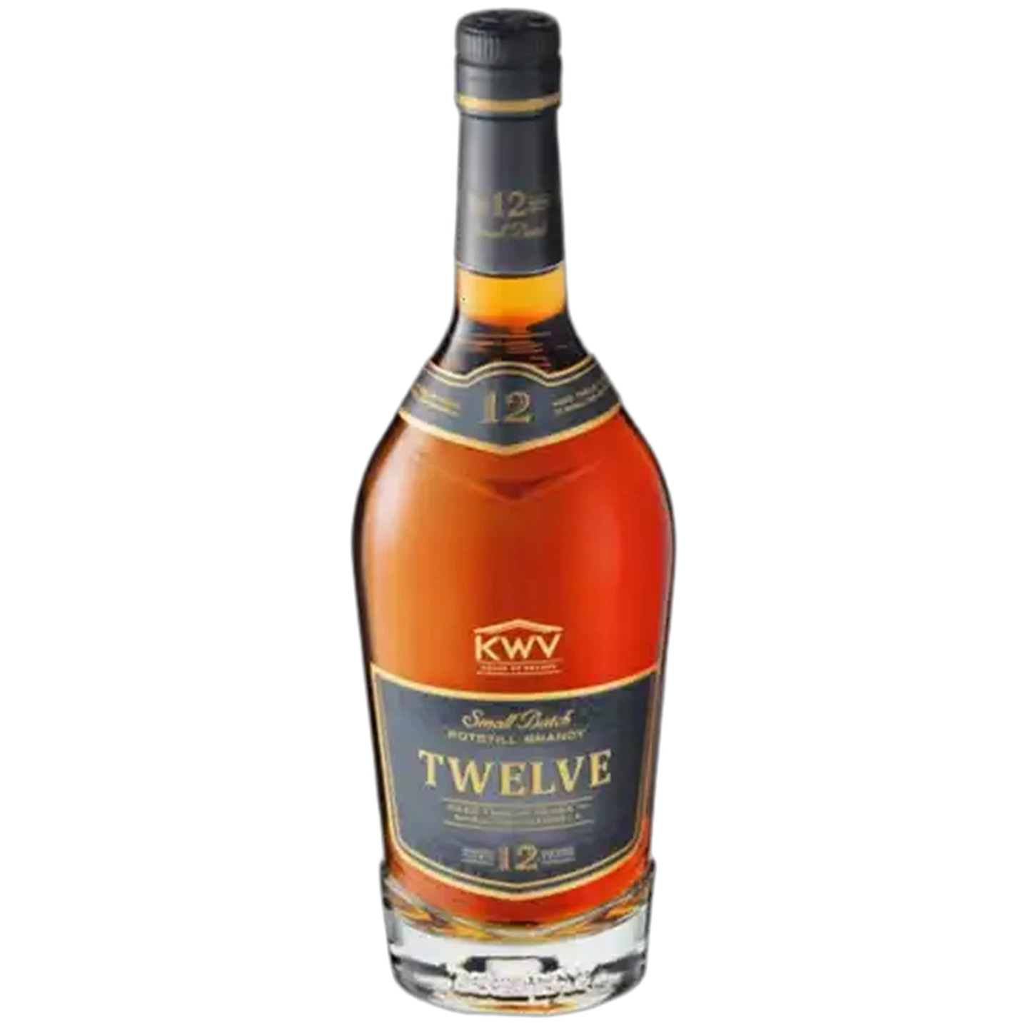 Image of KWV 12 Year Old Small Batch Potstill Brandy Bottle 750ml