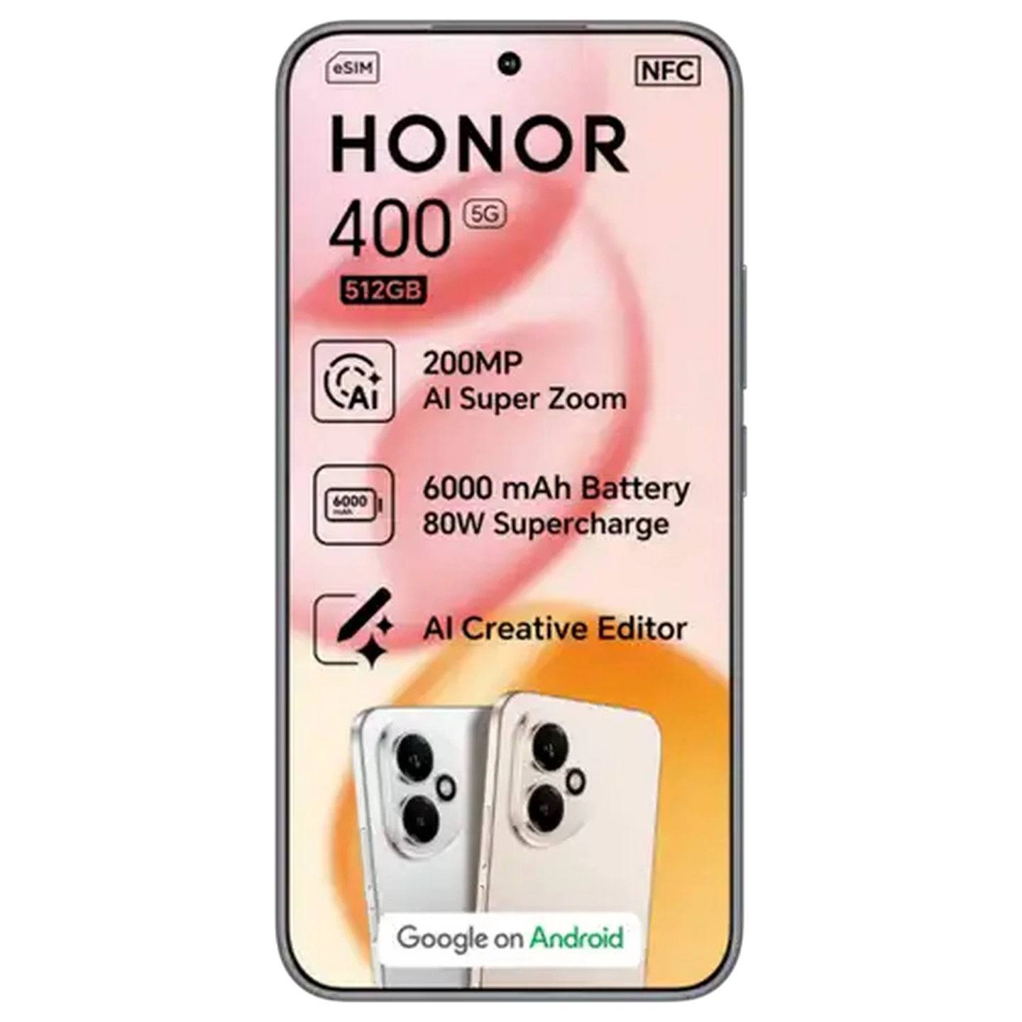 Image of Honor 400 Meteor Silver 512GB