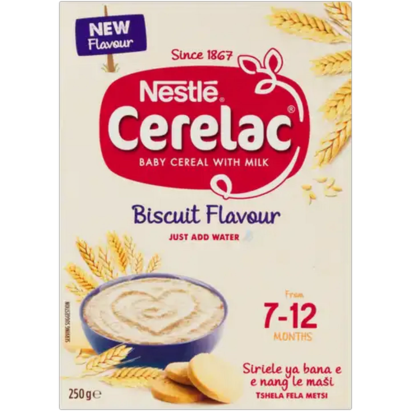 Image of Cerelac Baby Cereal With Milk Biscuit Flavour 250g
