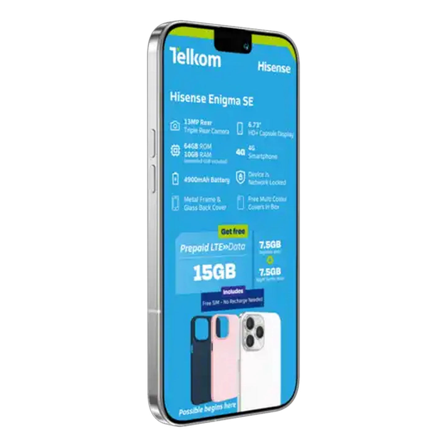 Image of Hisense Enigma SE White Smartphone