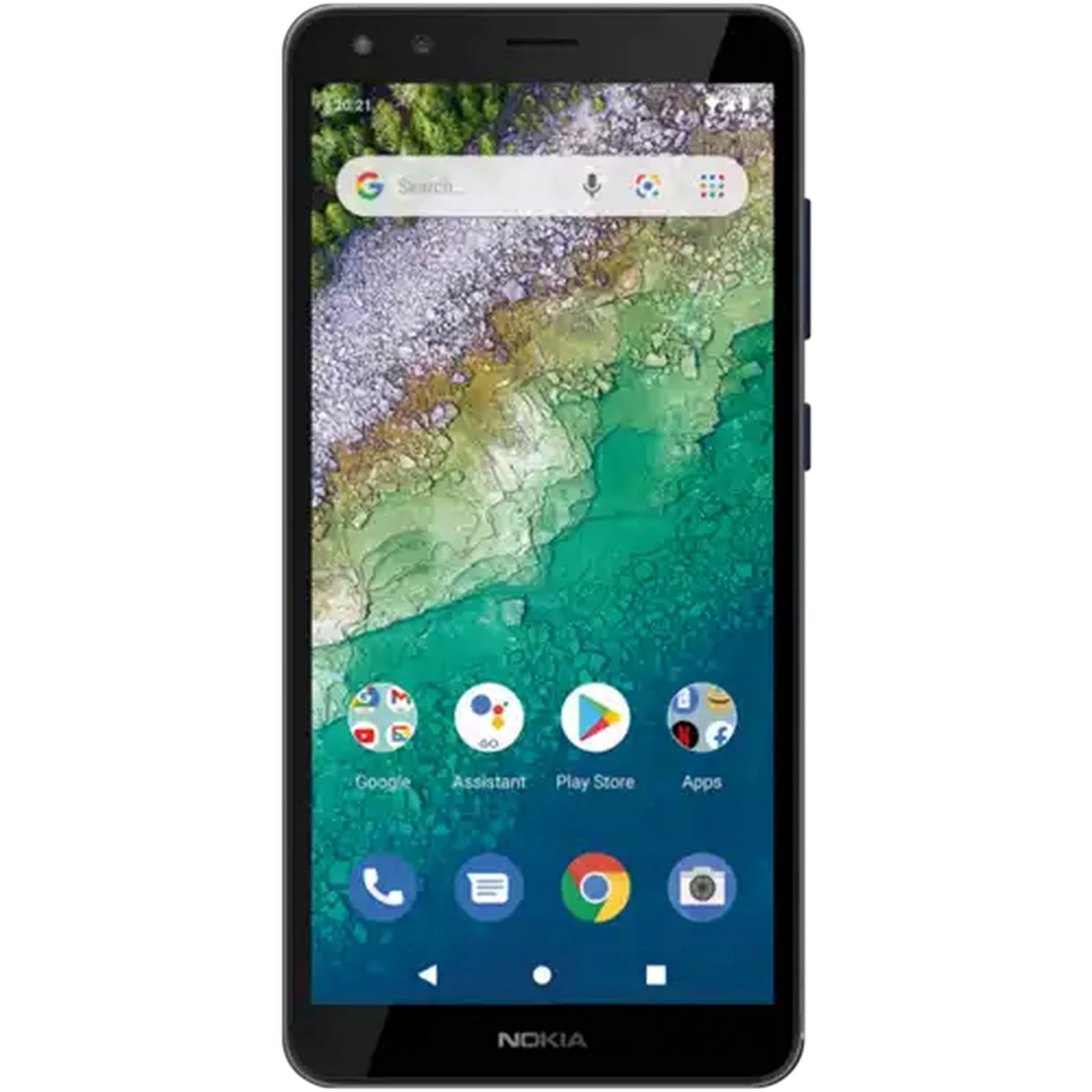 Image of Nokia C1 2nd Edition Blue Dual Sim Smartphone Cellphone 16GB