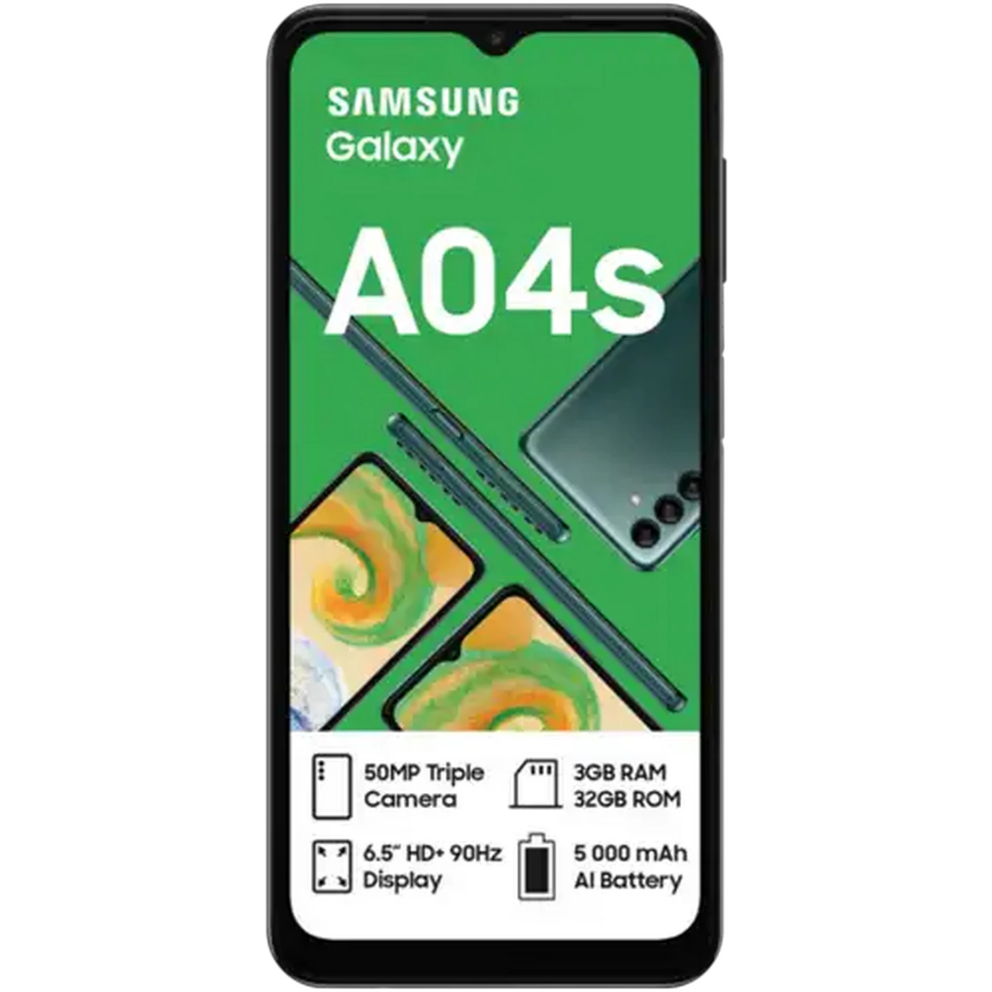Image of Samsung Galaxy A04s Green Smartphone Cellphone