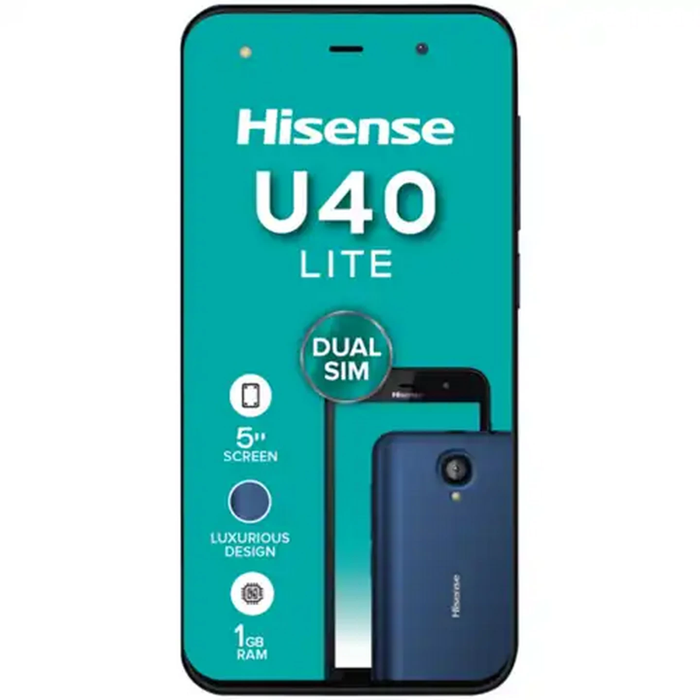Image of Hisense Blue U40 Lite Dual SIM Cellphone