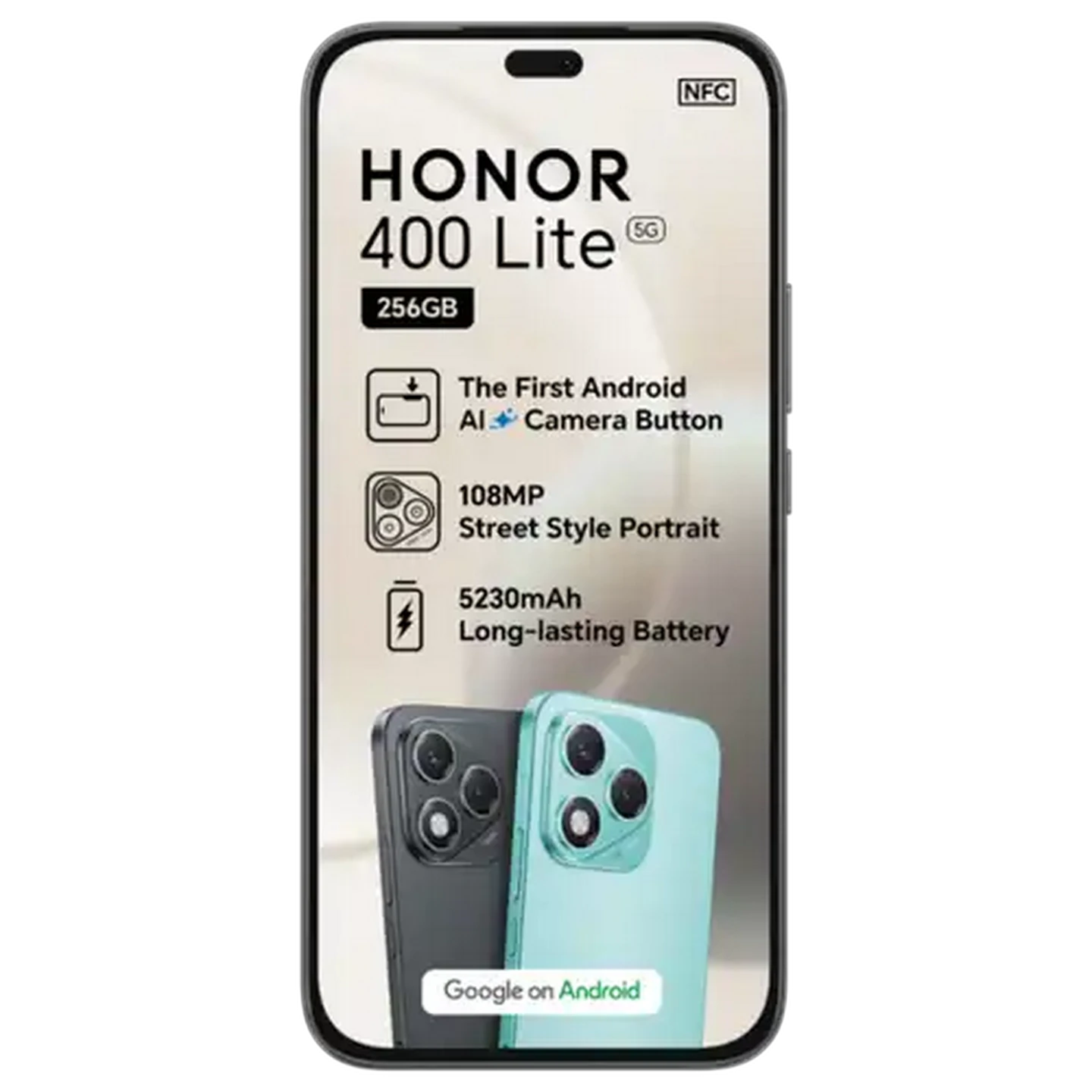 Image of Honor 400 lite Velvet Black 256GB