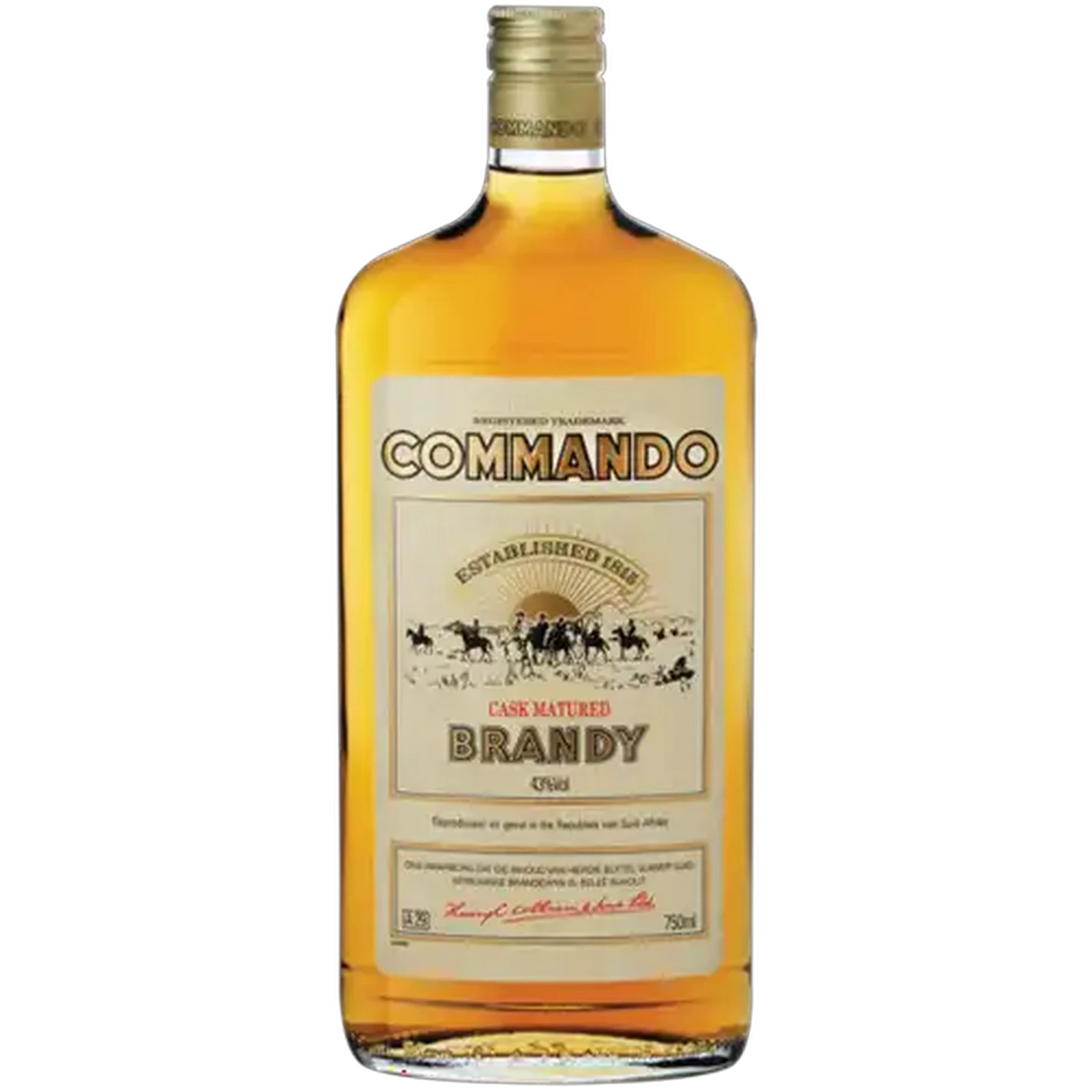 Image of Commando Cask Matured Brandy Bottle 750ml