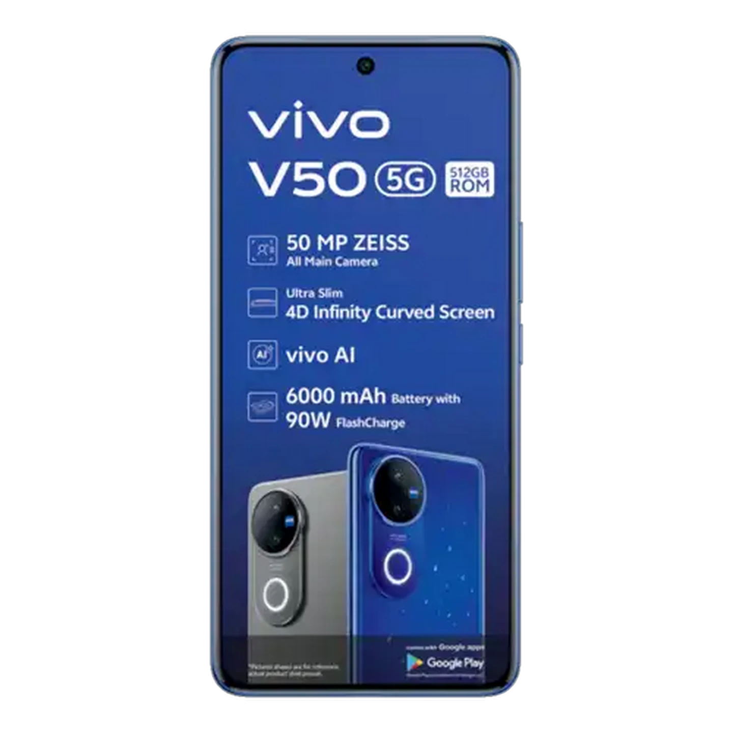 Image of Vivo V50 Blue 5G Smartphone 512GB