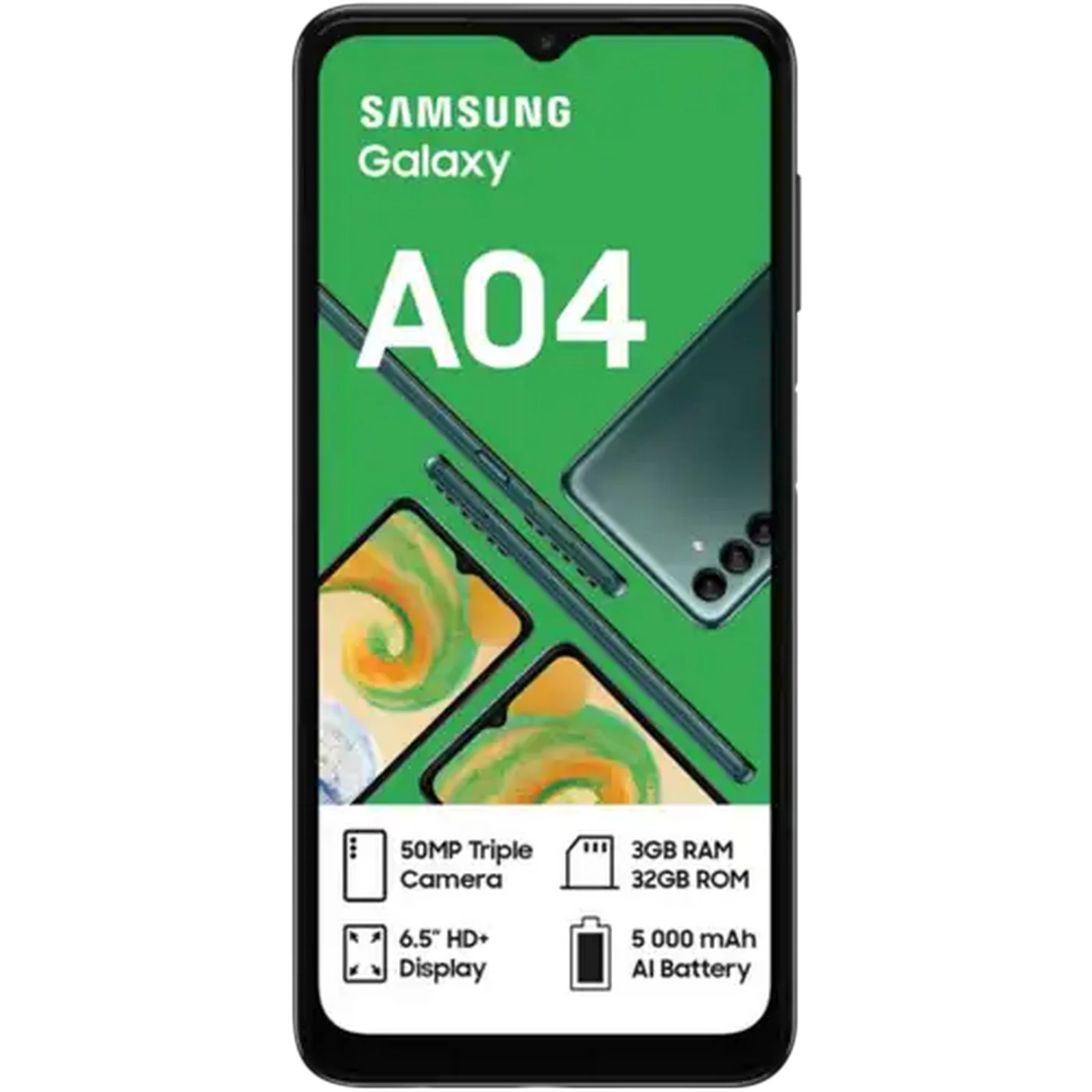 Image of Samsung Galaxy A04 Green Smartphone Cellphone