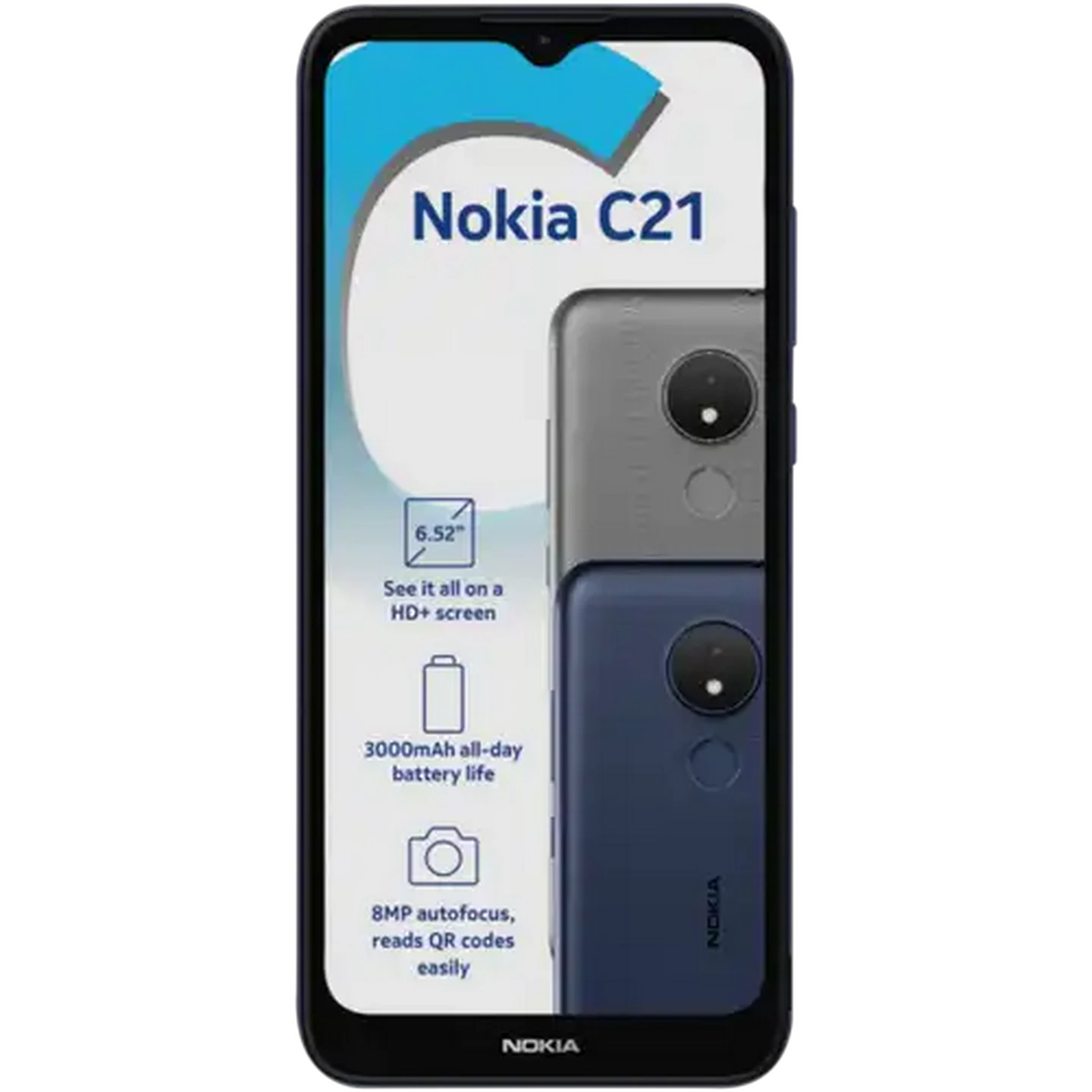 Image of Nokia C21 Grey Dual Sim Smartphone Cellphone 32GB