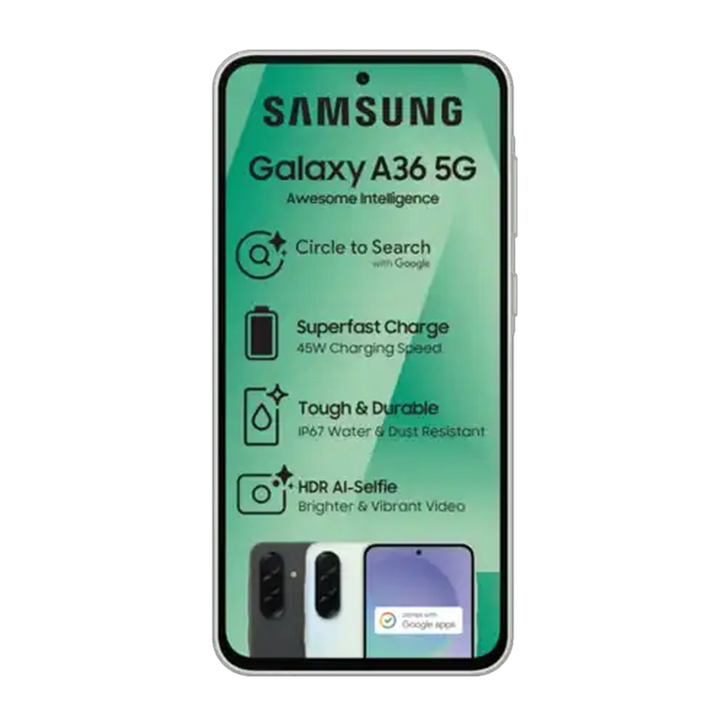 Image of Samsung Galaxy A36 5G Green Smartphone 128GB