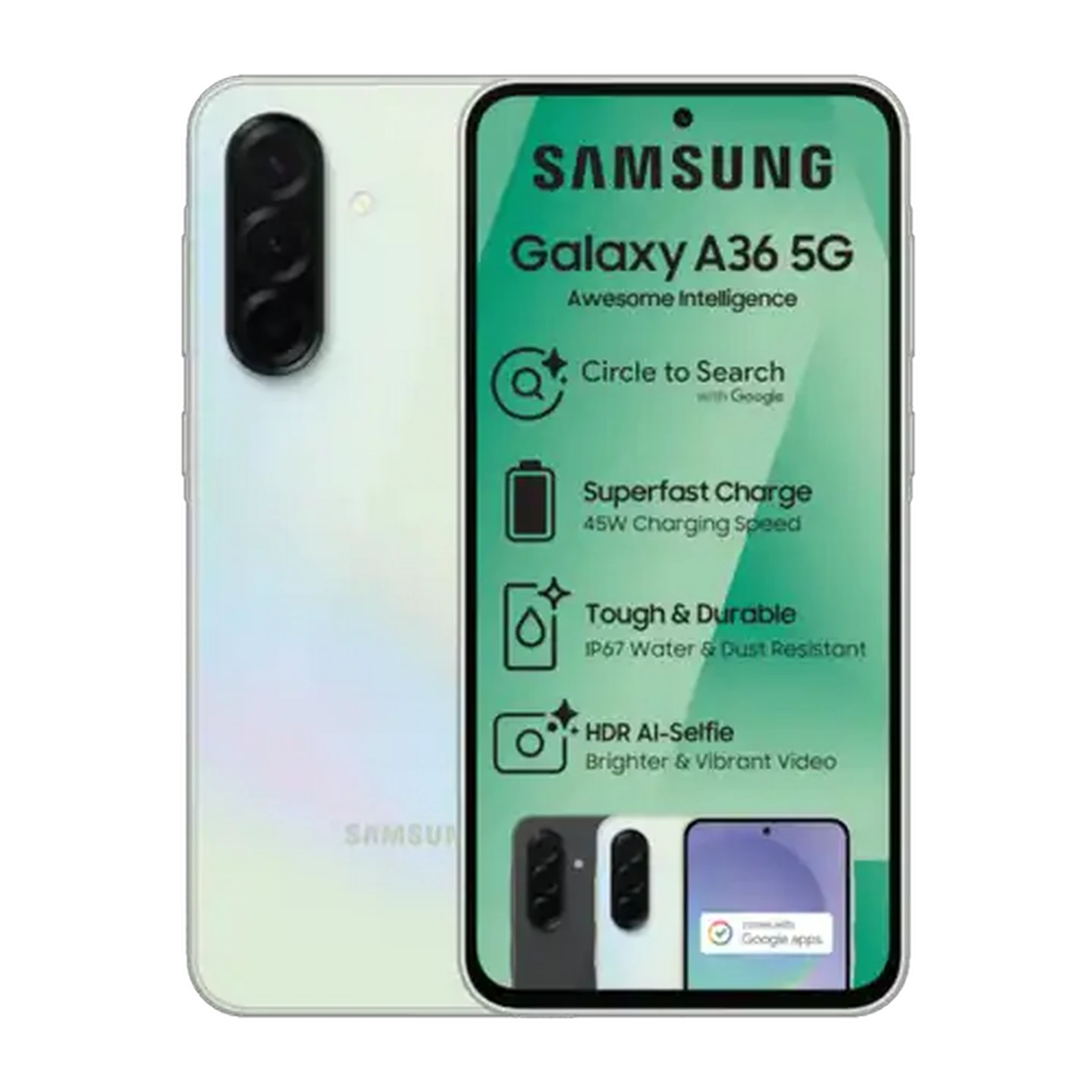 Image of Samsung Galaxy A36 5G Green Smartphone 128GB