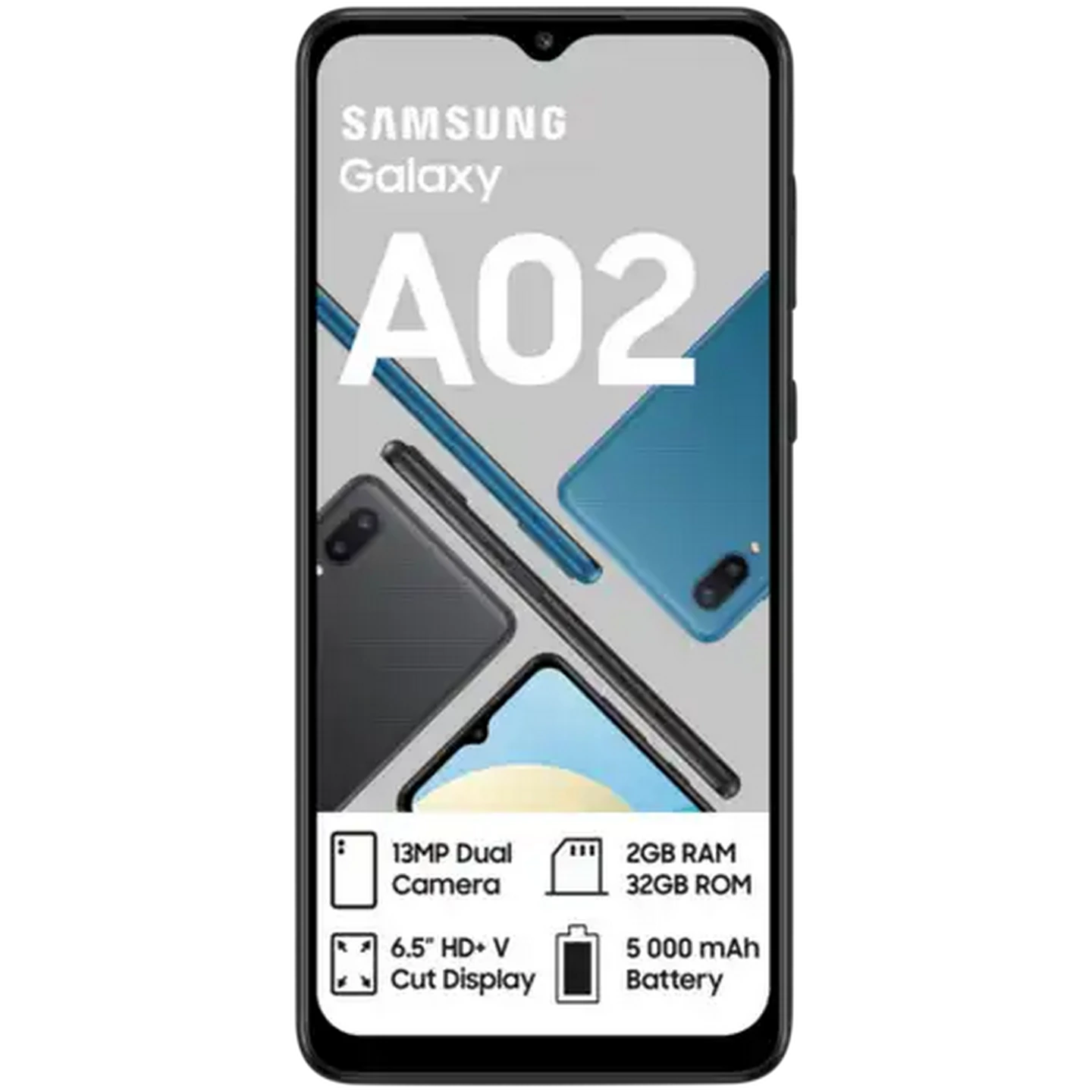 Image of Samsung Galaxy Blue A02 Dual Sim Smartphone Cellphone 32GB