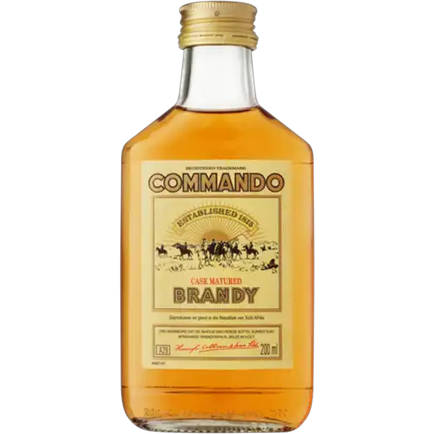 Image of Commando Cask Matured Brandy Bottle 200ml