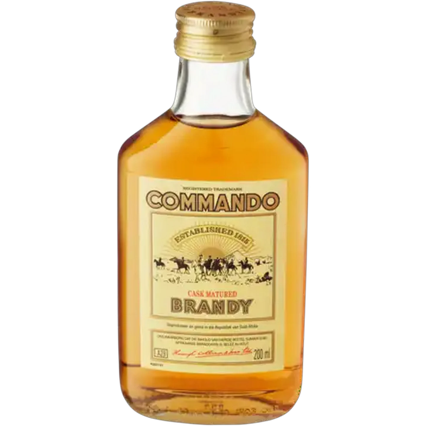 Image of Commando Cask Matured Brandy Bottle 200ml
