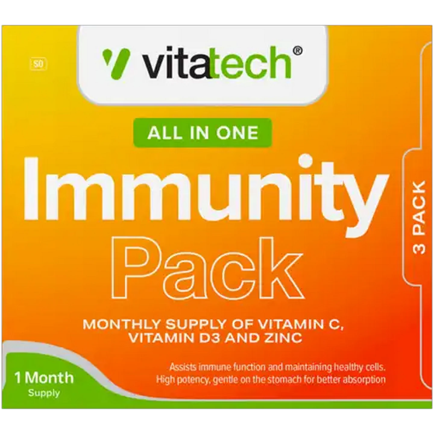 Image of Vitatech All In One Immunity Pack Tablets 90 Pack