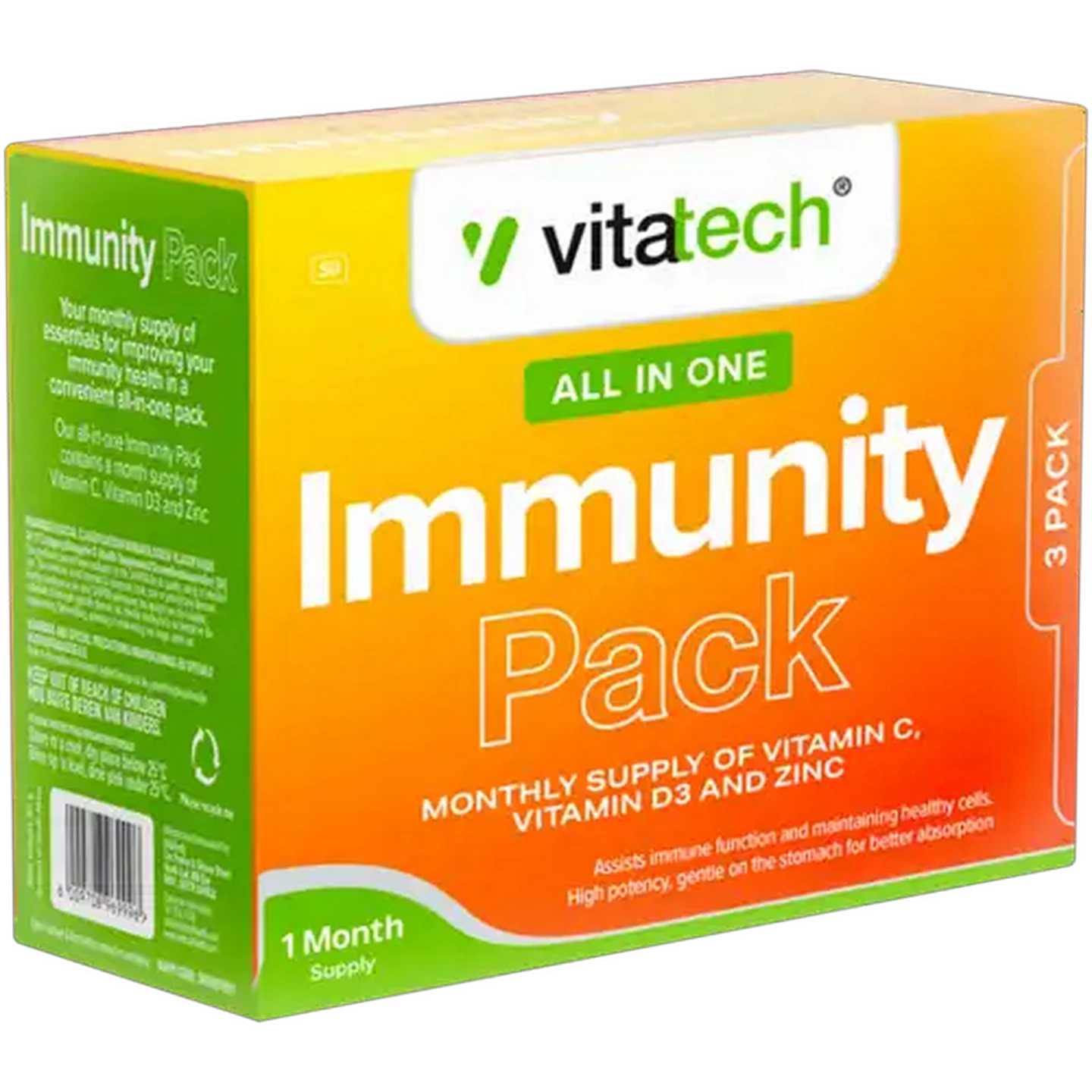 Image of Vitatech All In One Immunity Pack Tablets 90 Pack