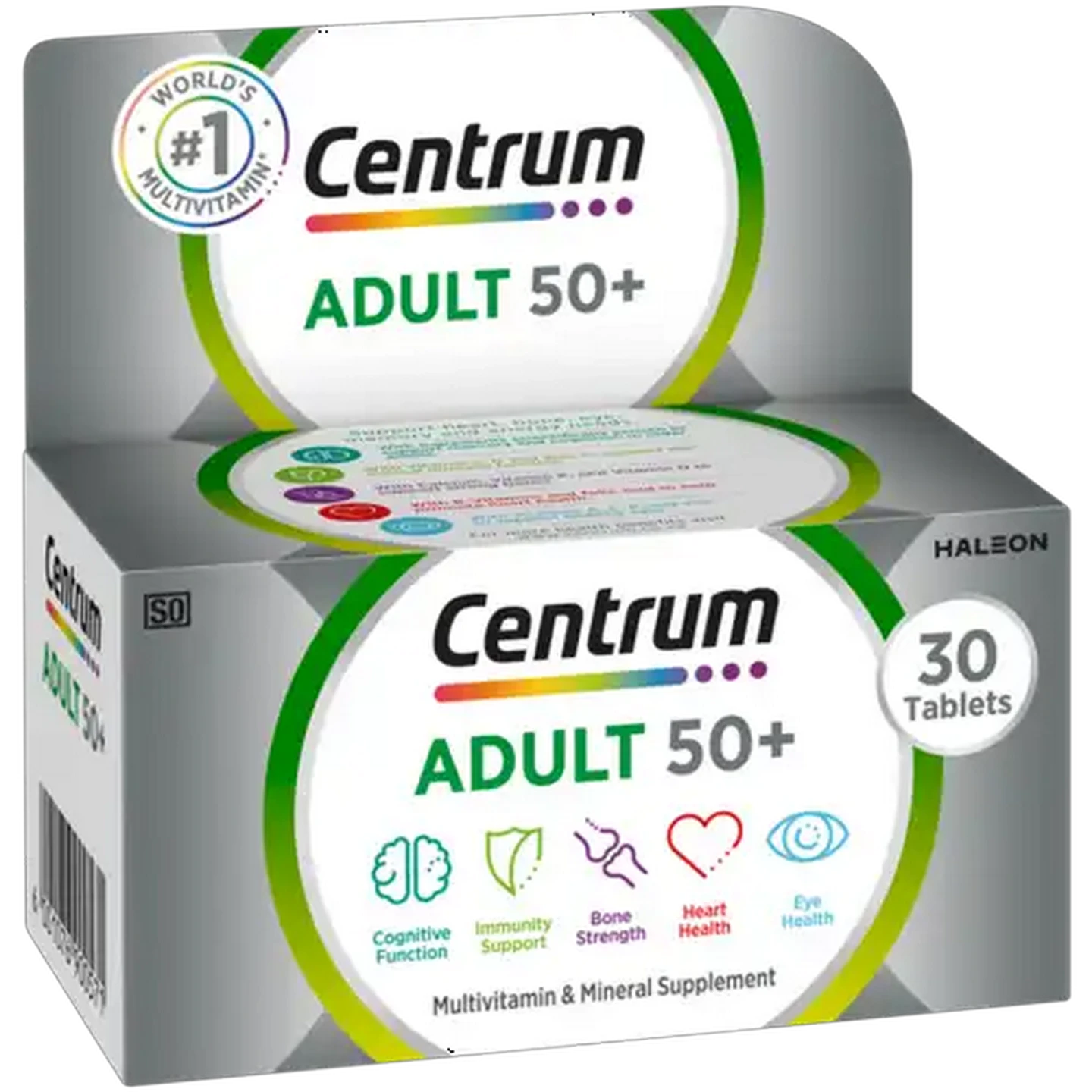 Image of Centrum Adult 50+ Multivitamin & Mineral Supplement Tablets 30 Pack