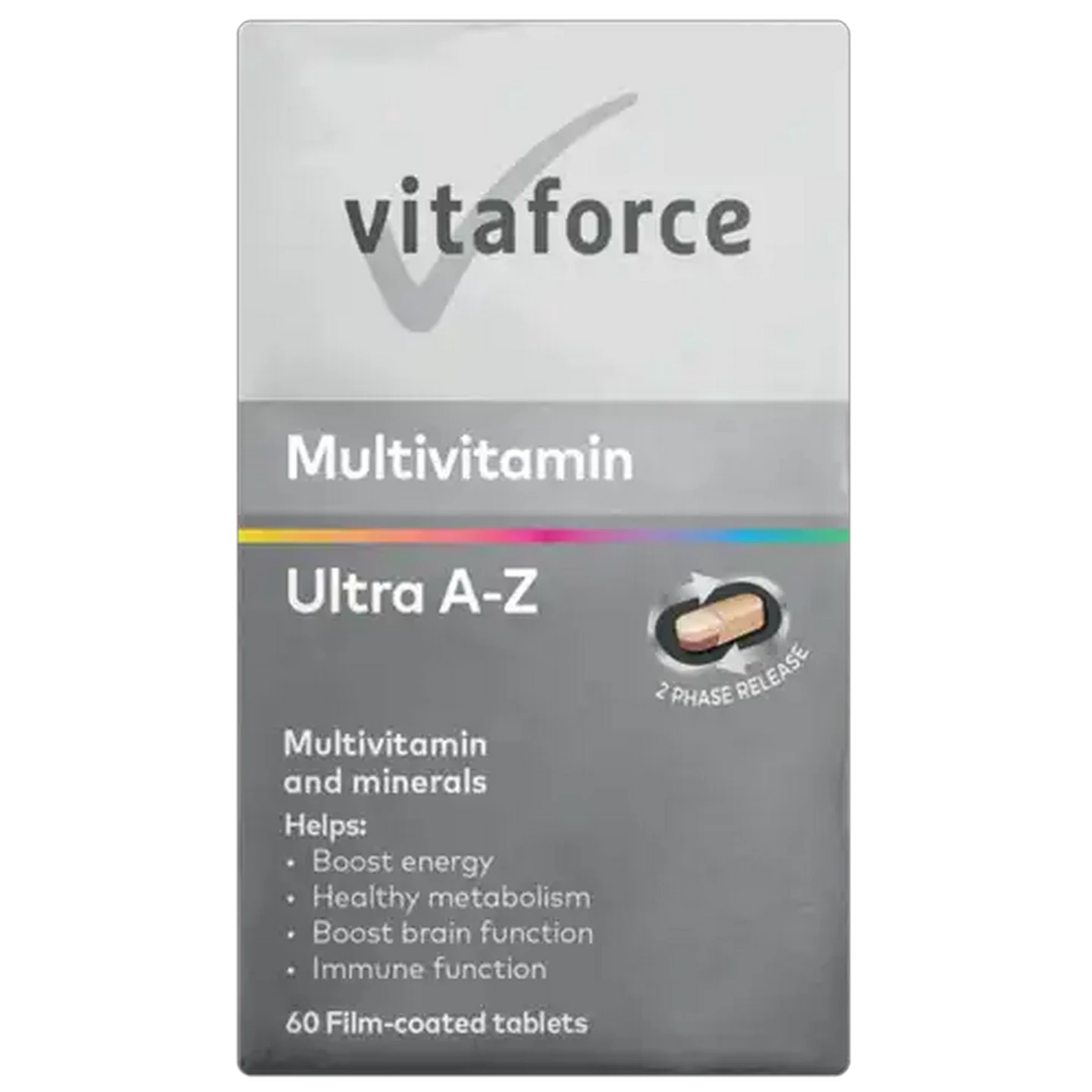 Image of Vitaforce Ultra A-Z Multivitamin Tablets 60 Pack