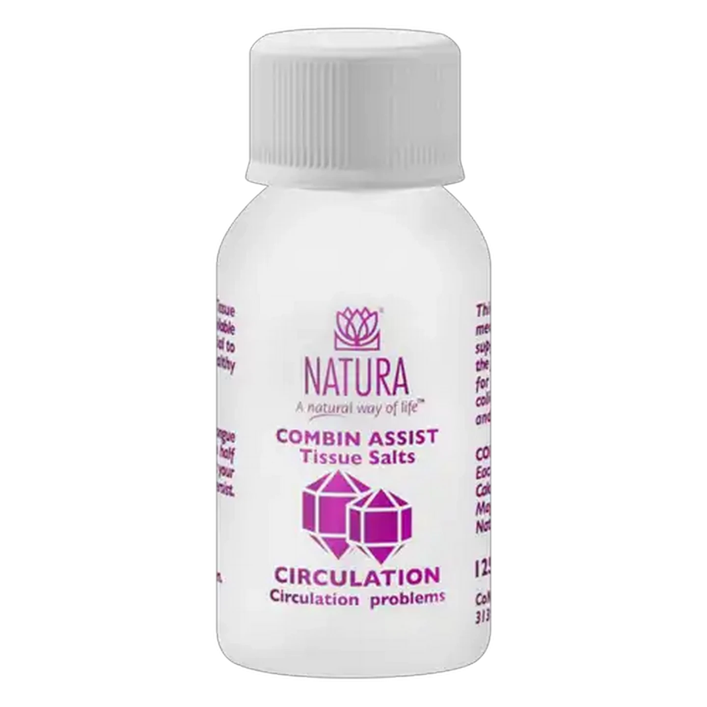 Image of Natura Circulation Tissue Salts Tablets 125 Pack