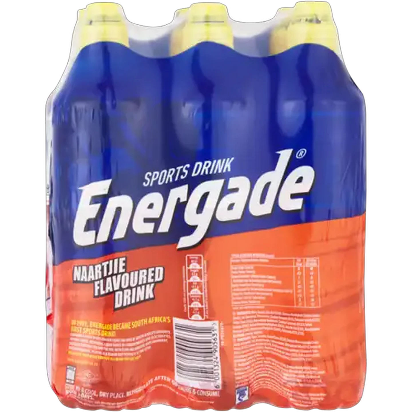Image of Energade Naartjie Flavoured Sports Drink 6 x 500ml