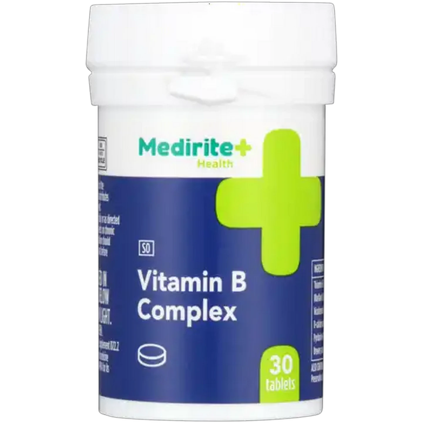 Image of Medirite Vitamin B Complex Tablets 30 Pack