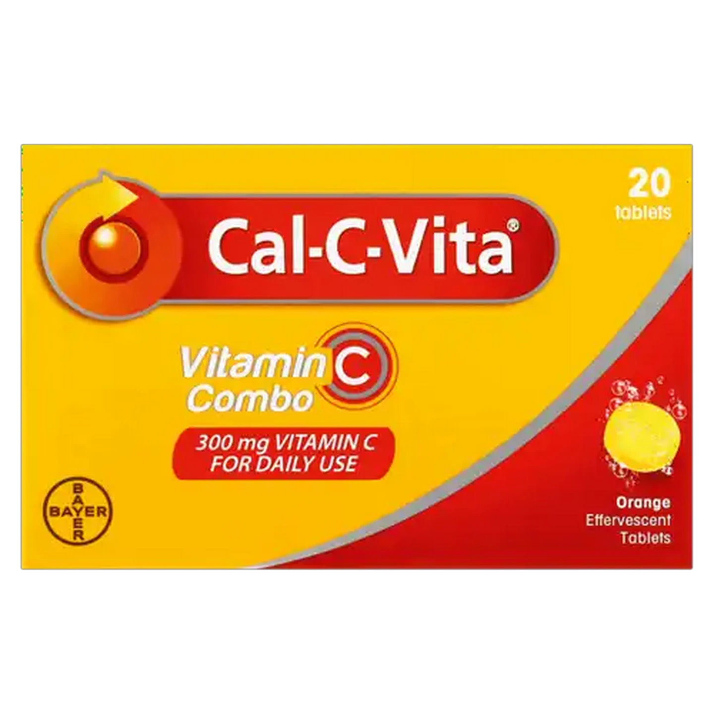 Image of Cal-C-Vita Vitamin Combo Orange Flavoured Effervescent Tablets 20 Pack