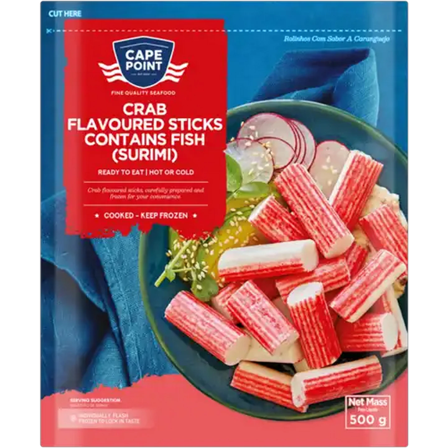 Image of Cape Point Frozen Crab Flavoured Sticks 500g