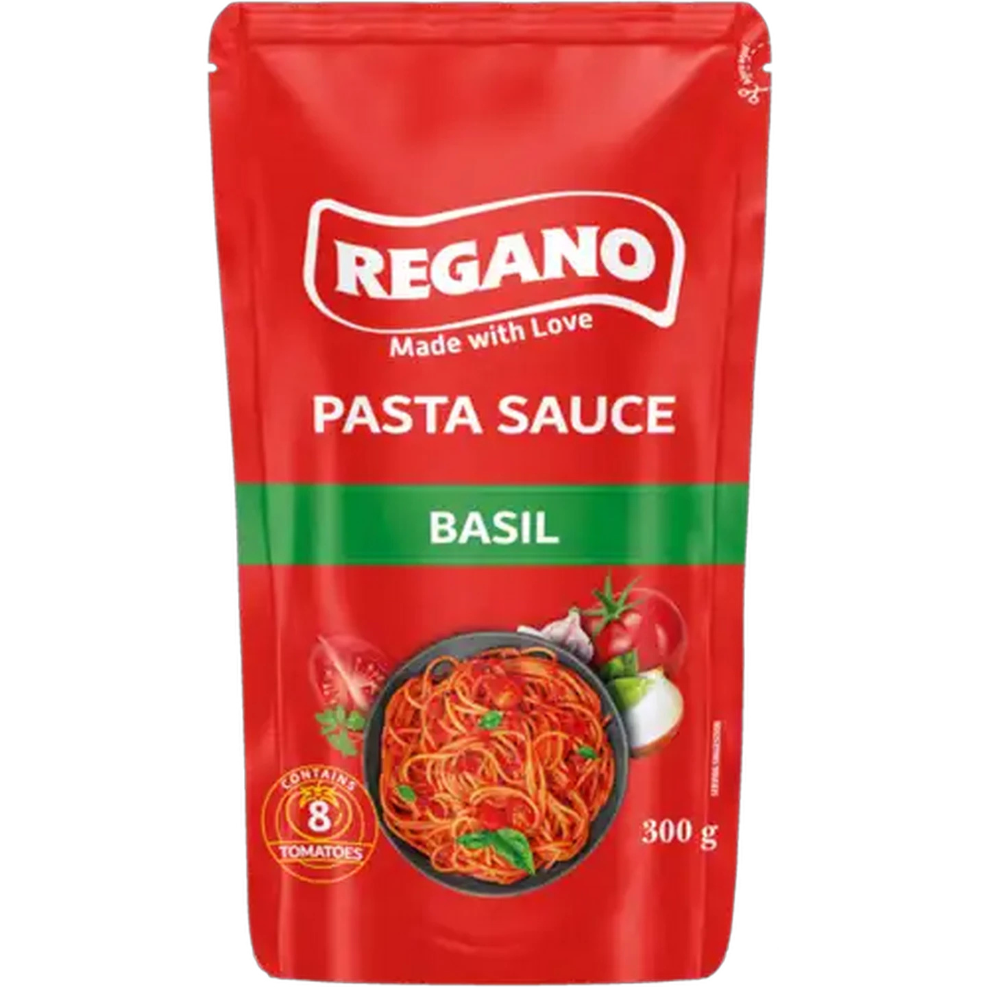 Image of Regano Tomato Basil Pasta Sauce 300g