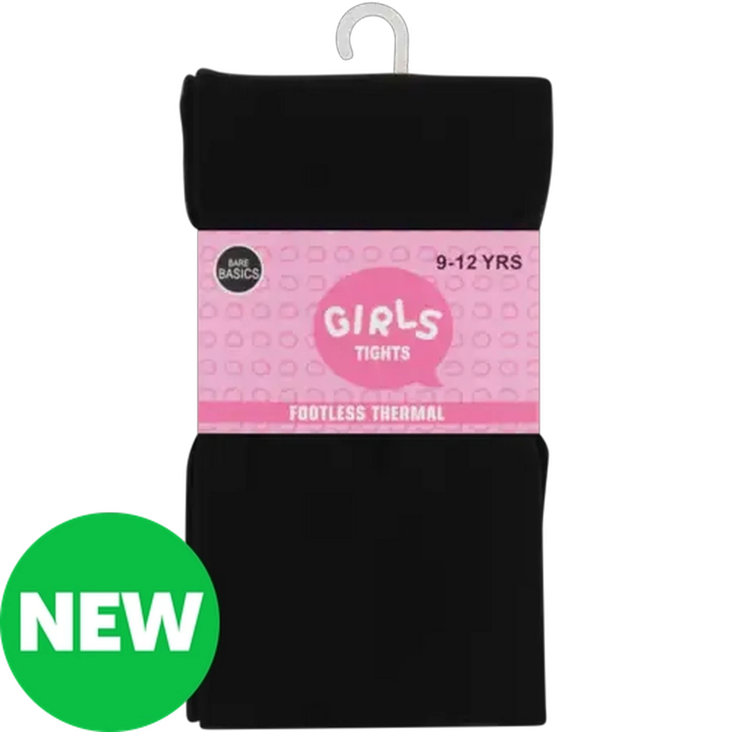 Image of Bare Basics Girls Footless Thermal Tights