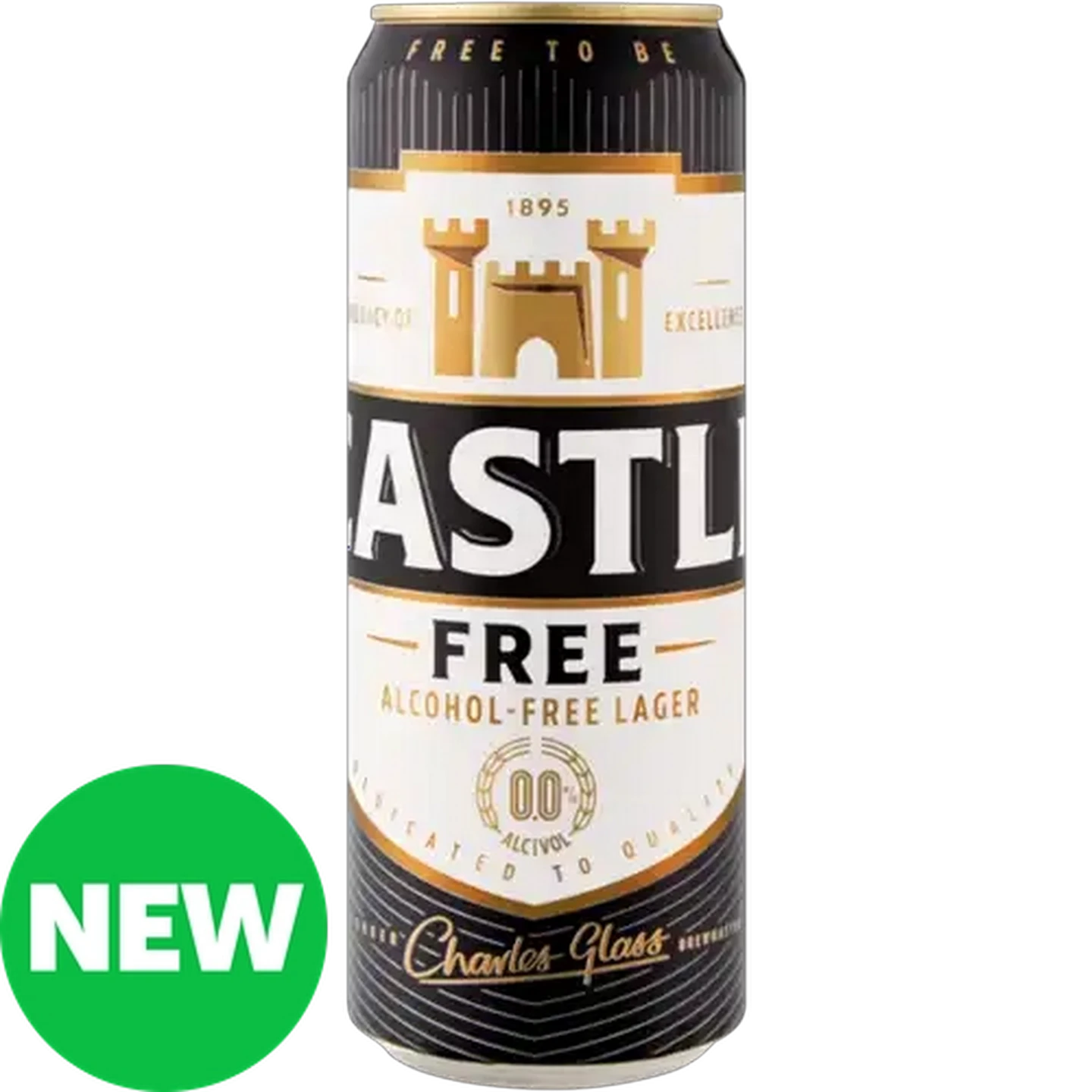Image of Castle Free Alcohol-Free Lager Beer Can 410ml
