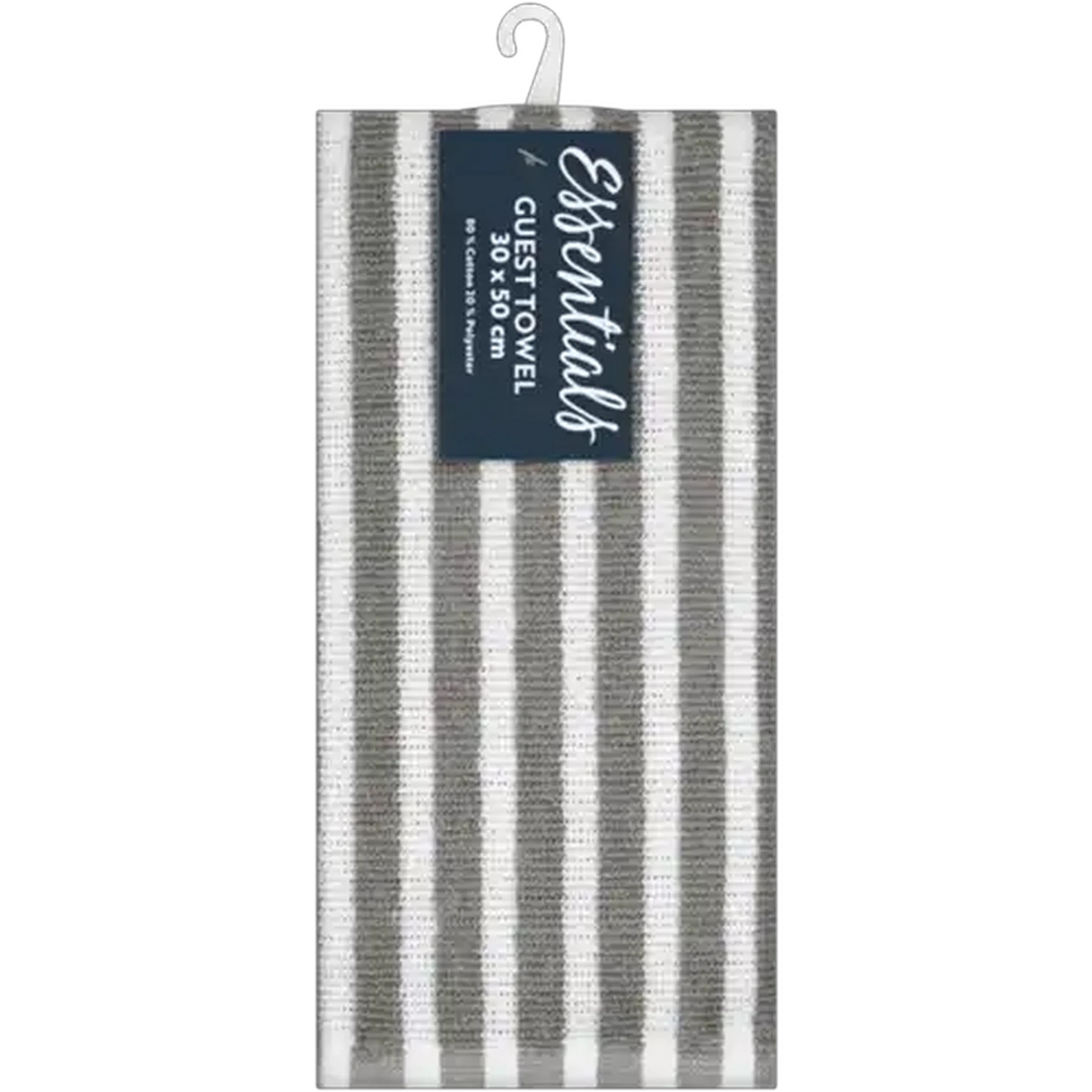 Image of Essentials Cubana Stripe Guest Towel 300mm x 500mm (Colour May Vary)