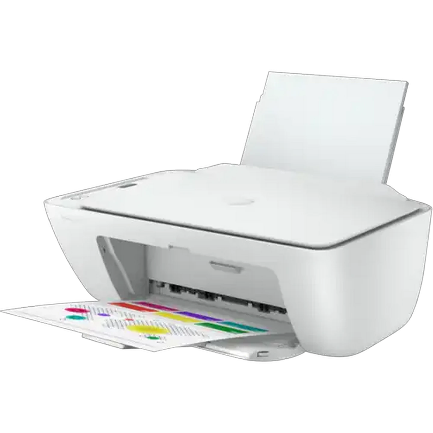 Image of HP DeskJet White 2710 All-in-One Colour Inkjet Printer