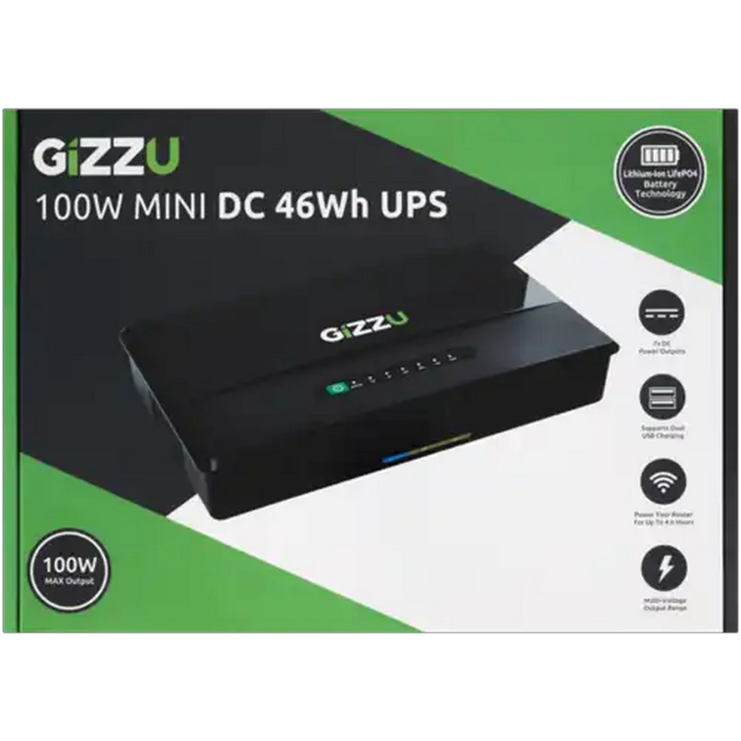 Image of Gizzu Mini DC UPS 46Wh