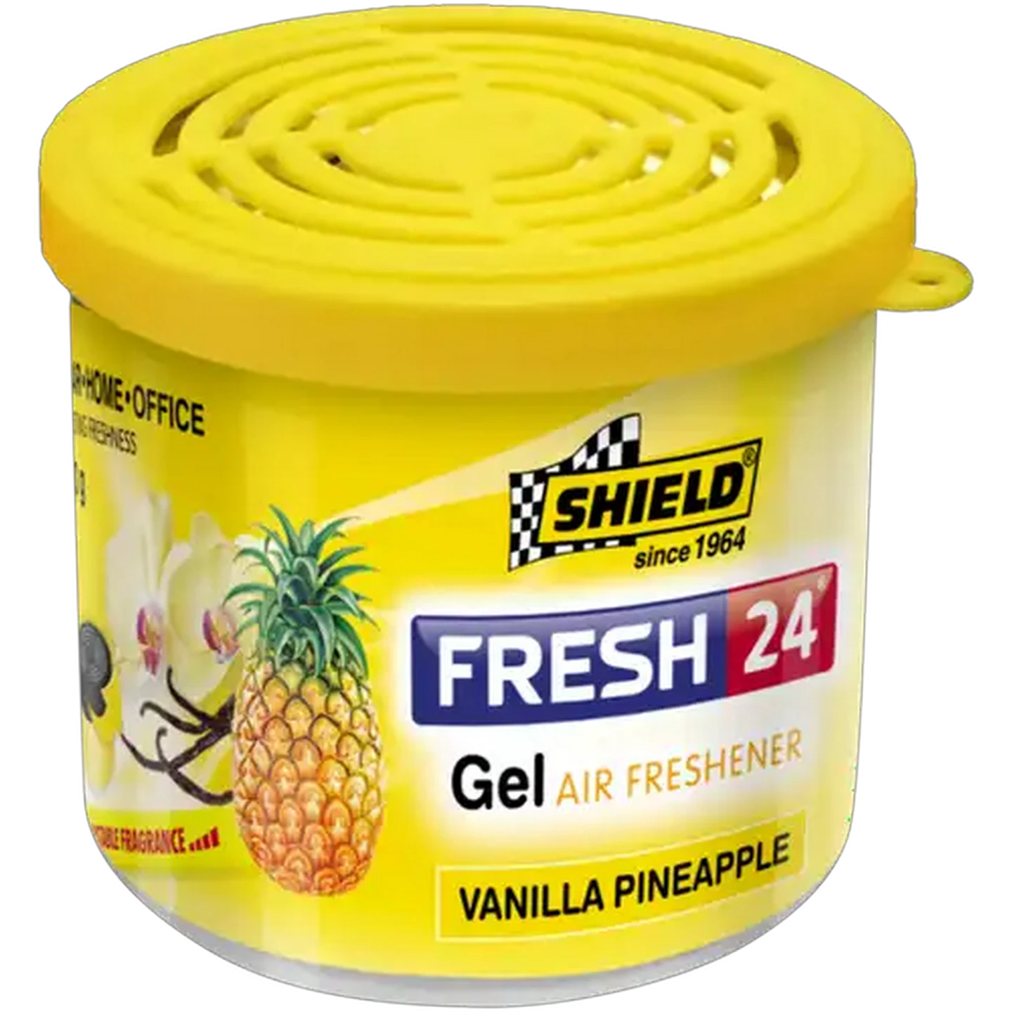 Image of Shield Fresh 24 Vanilla Pineapple Gel Air Freshener 80g