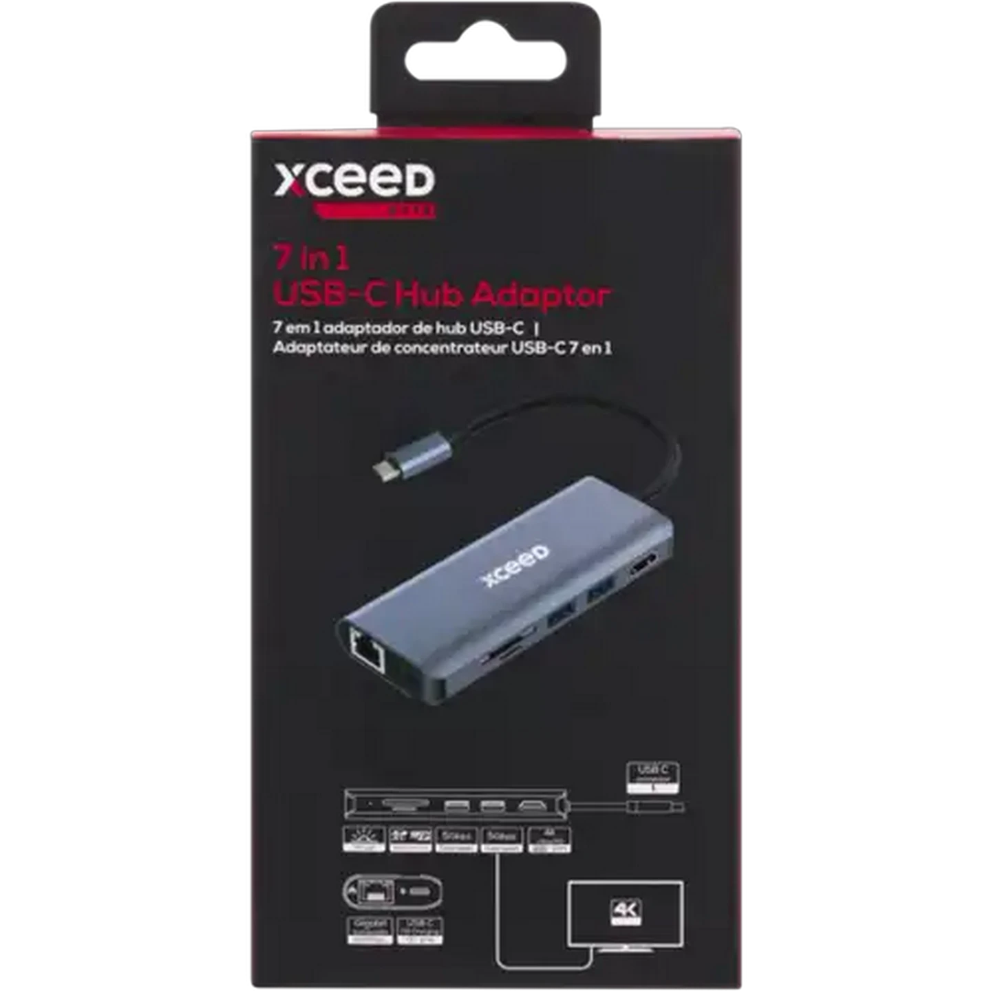 Image of Xceed Byte 7-In-1 USB Type-C Adaptor Hub