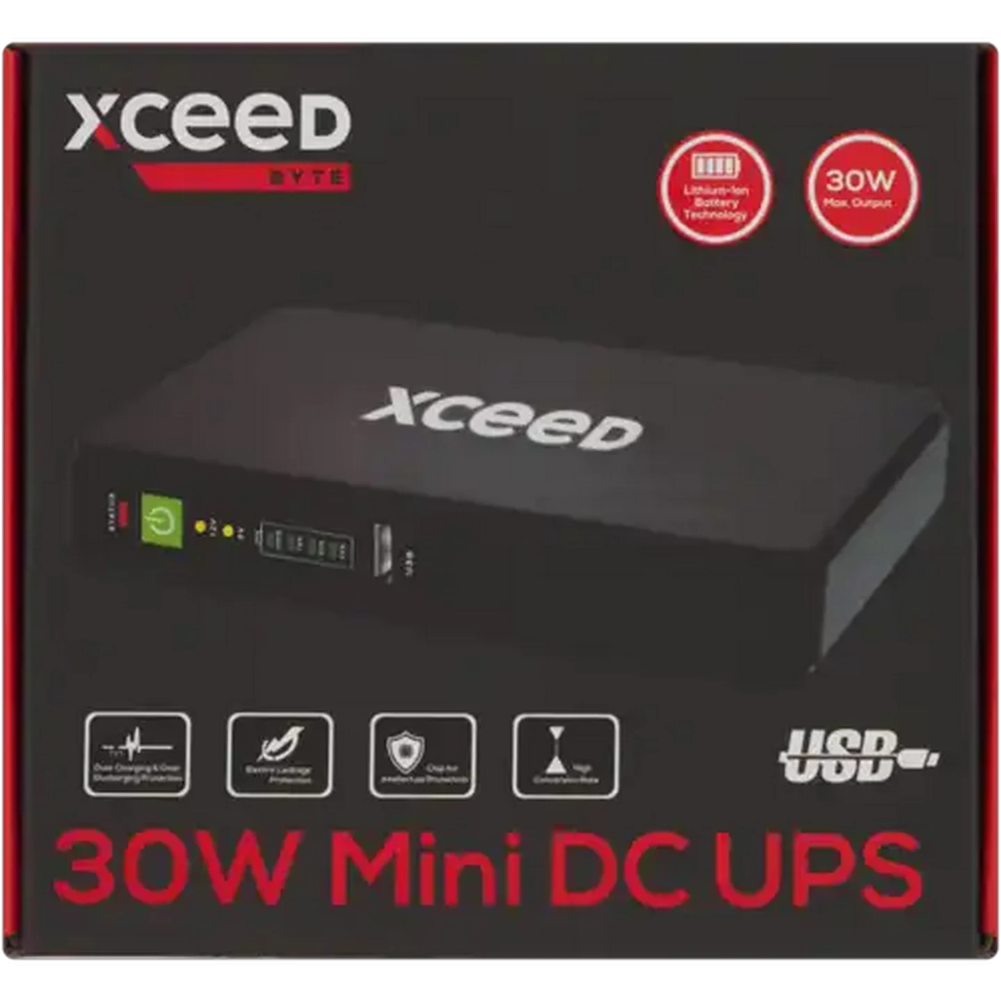 Image of Xceed BYTE Black Mini DC UPS