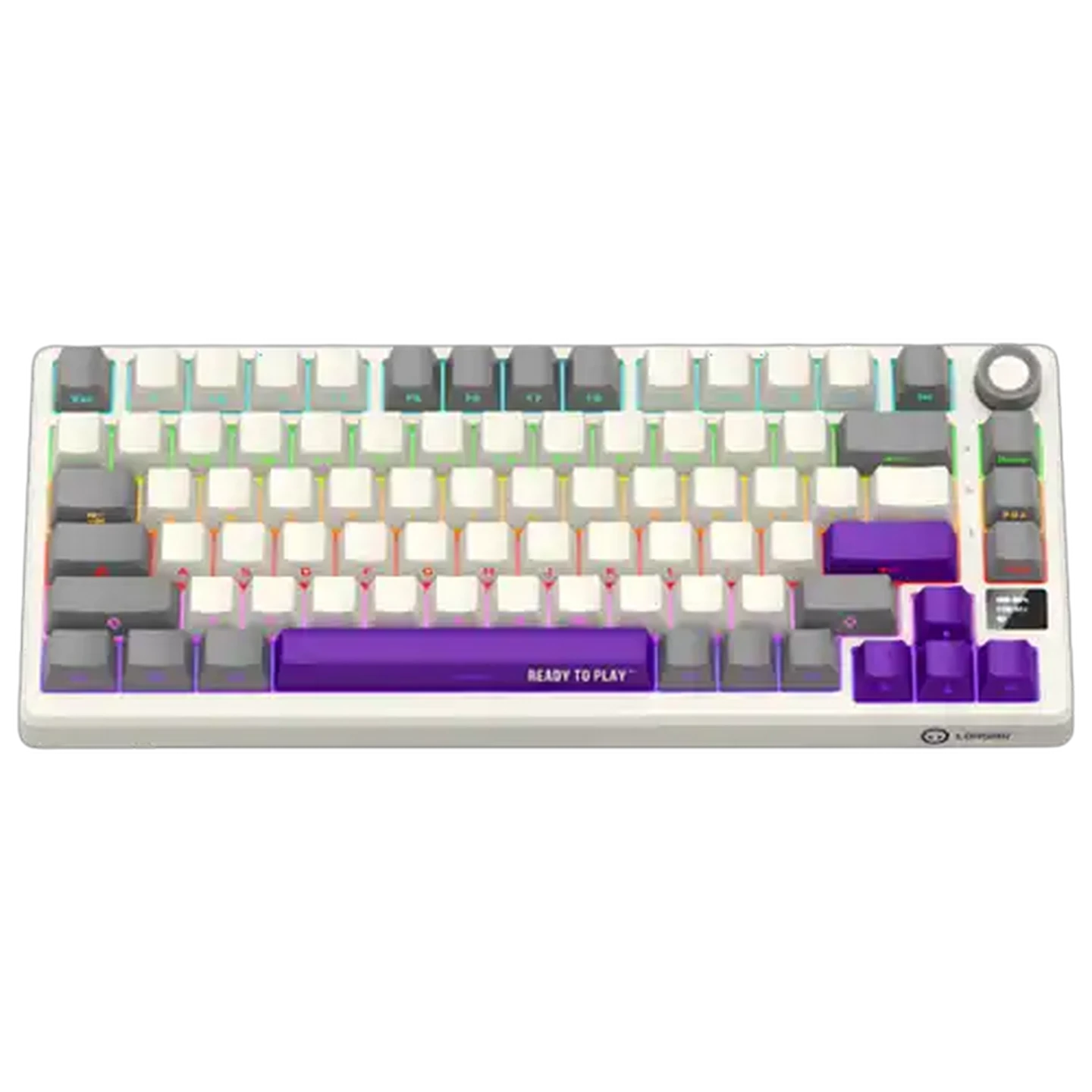 Image of Lorgar KBP7075W Wireless 75% Mechanical Pro Beige Gaming Keyboard